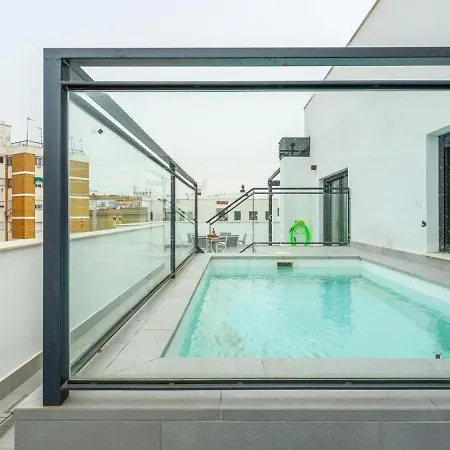Apartment Tejares Luxury Penthouse En Triana - Gran Terraza, Piscina & Parking Privados *