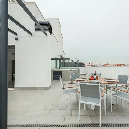 Tejares Luxury Penthouse En Triana - Gran Terraza, Piscina & Parking Privados Lejlighed *