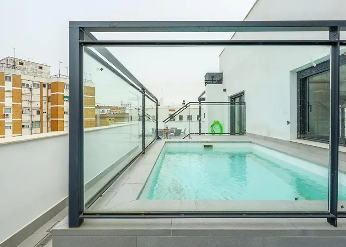 Appartement Tejares Luxury Penthouse En Triana - Gran Terraza, Piscina & Parking Privados *
